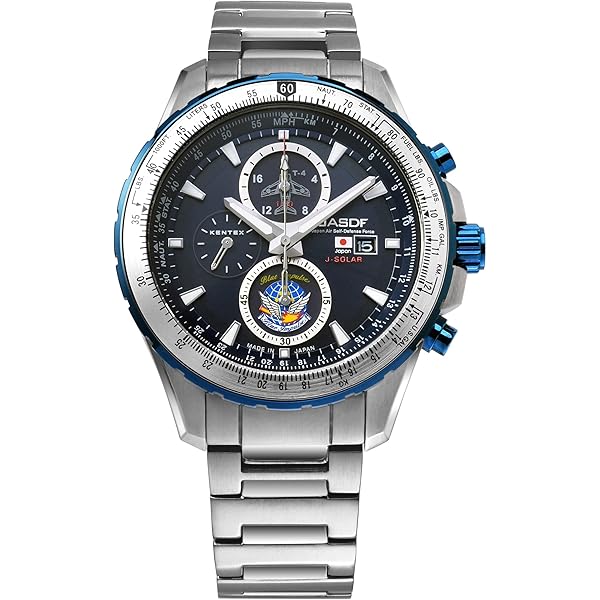 Amazon.co.jp: [ケンテックス] 腕時計 クロノグラフ ソーラー